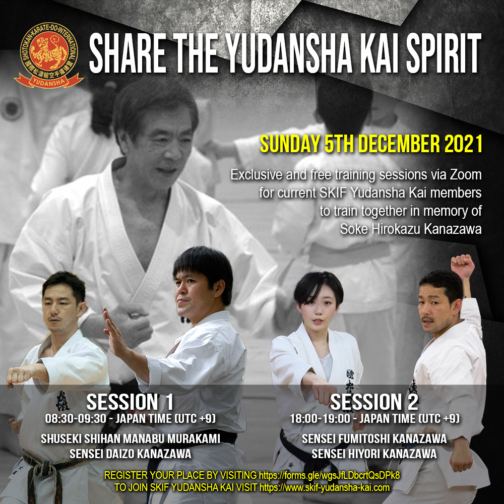 Share the Spirit of Yudansha Kai
