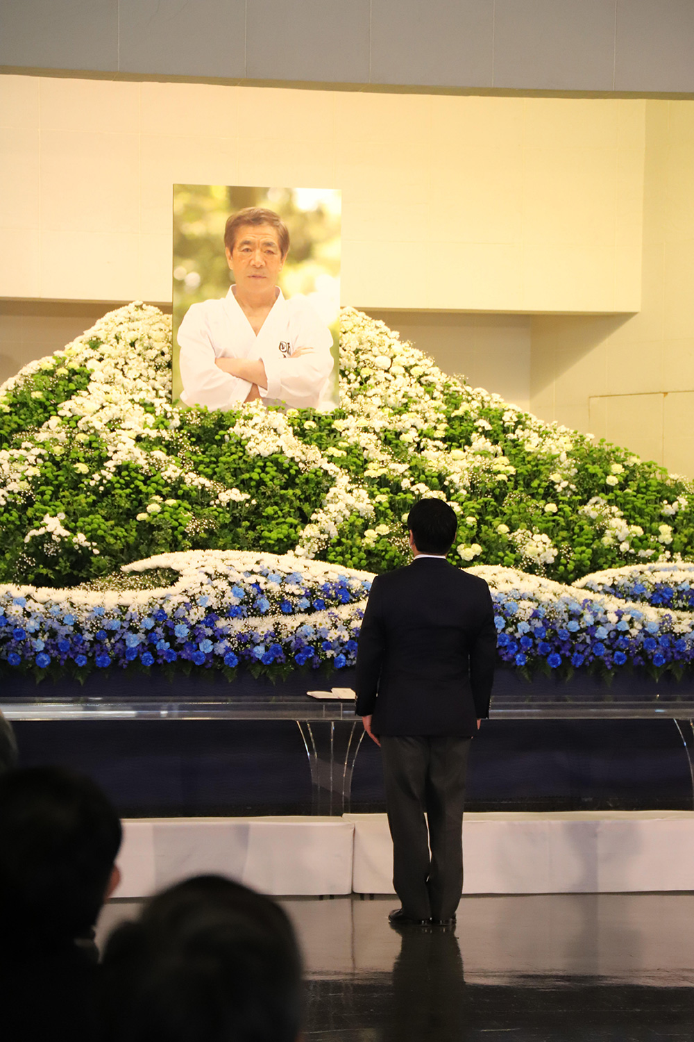 Shuseki Shihan Manabu Murakami at The Soke Hirokazu Kanazawa Memorial Service Shuseki Shihan Manabu Murakami SKIF Director at The Soke Hirokazu Kanazawa Memorial Service